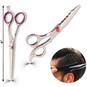 Ciseaux de coiffure professionnels haut de gamme 6,5 pouces en acier 440C, ciseaux de barbier, marque privée, vente en gros, directement de l'usine - Product Image 2