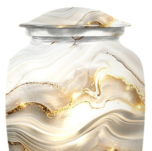 โกศบรรจุอัฐิสำหรับผู้ใหญ่ โกศตกแต่งสำหรับงานศพ โกศฝังศพสำหรับชายและหญิง โกศทำมือ - Product Image 4