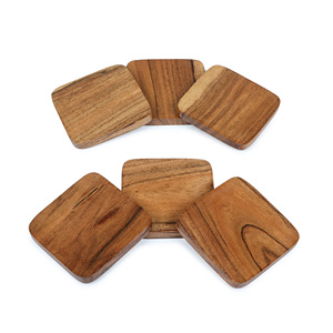 Sous-verres modernes en bois massif, isolants thermiques, tapis de table de luxe pour cérémonie du thé, pour la décoration de la maison, de la cuisine et de la table à manger 2027 - Product Image 4