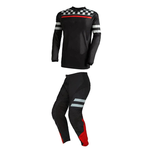 Ensemble maillot et pantalon de motocross imprimé en tissu léger, respirant et durable, vêtements de sport d'hiver unisexes pour adultes - Product Image 3