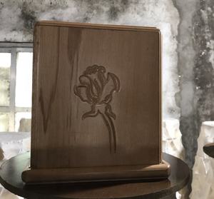Vietnam-Made CNC Wood Cremation <b>Urn</b> <b>for</b> Human <b>Ash</b> Elegant <b>Wooden</b> Pet Casket with Unique Pattern Mountain Style - Product Image 2
