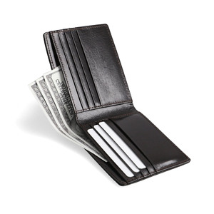 Portefeuille Homme de Luxe en Cuir Véritable, Court et Fin, Anti-RFID, Multifonctionnel, avec Logo Personnalisé, Vente en Gros de Haute Qualité - Product Image 2