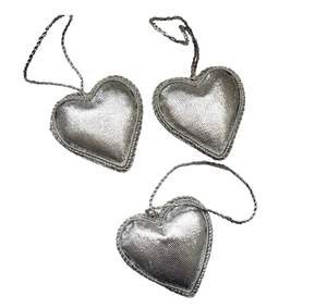 Adornos Colgantes de Lujo Hechos a Mano con Hilo Metálico, Terciopelo Sintético y Bordado Zardozi, Forma Personalizada, para Festivales/Navidad - Product Image 2