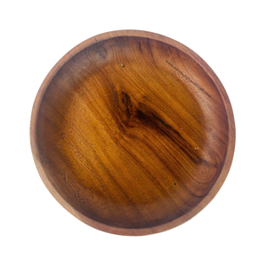 จานไม้ทำด้วยมือ-เครื่องใช้สำหรับบ้านและคาเฟ่แบบออร์แกนิกที่ยั่งยืน - Product Image 3