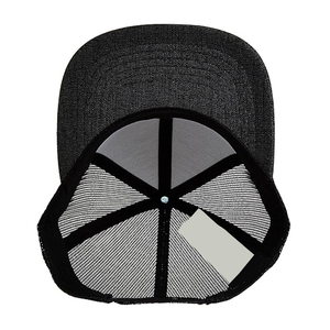 Casquette Trucker en Maille à 5 Panneaux, Style Décontracté Plage, Prix Bas, Logo Brodé 3D Personnalisé, Tissu Rayé pour le Voyage – Vente en Gros - Product Image 5