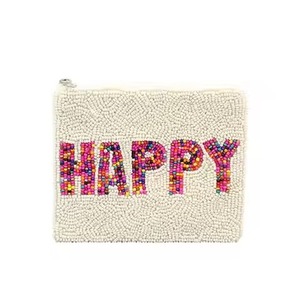 Handmade Seed Beads Coin Pouch Elegant <b>Small</b> <b>Wallet</b> Artistic Beaded Coin Pouch Seed Beads Embroidery Bag - Product Image 2