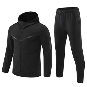 High Quality ARTIZ INTERNATIONAL <b>Mens</b> Streetwear 2 in 1 Printed Tracksuit Heavy Fleece 100% Cotton Hoodie & Cargo Joggers - Product Image 2