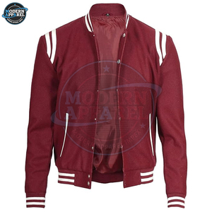 Vestes universitaires pour hommes grandes tailles, vente en gros de vestes universitaires vierges, vestes universitaires personnalisées avec logo, vestes universitaires simples pour hommes - Product Image 2