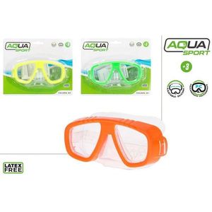 Maschera Subacquea per Bambini Aqua Sport +3 Lenti Occhialini da Nuoto Senza Lattice - Product Image 1