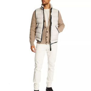 Gilet matelassé réversible personnalisé de haute qualité pour homme, avec logo sur mesure, respirant, léger, sans manches, chaud pour l'hiver - Product Image 4
