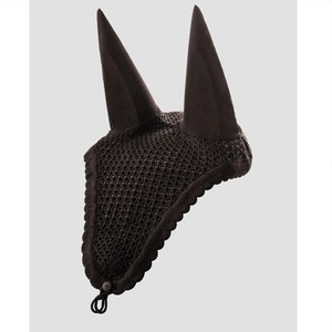 2026 OEM Vente en gros Usine Prix compétitif Haute qualité Voile anti-mouches en maille pour chevaux, Bonnet anti-mouches silencieux pour les oreilles, Équipement équin - Product Image 1