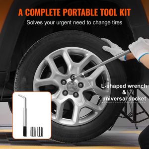 Sollevatore a Forbice Portatile per Pneumatici Auto, Camion, Berline e SUV - Product Image 6