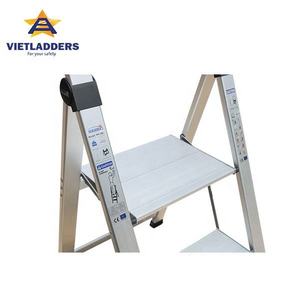 Échelles pliantes en aluminium, modèles d'échelles à 2, 3 et 4 marches pour usage domestique - Product Image 5