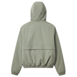 Veste coupe-vent Ripstop pour homme, veste légère à capuche avec poignets élastiques, vêtements de sport d'extérieur, veste tendance en vert olive - Product Image 2