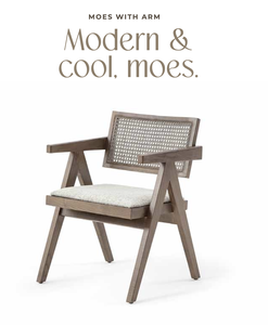 Fauteuil de salle à manger moderne en bois massif avec revêtement en microfibre, design durable pour les salles à manger à domicile - Product Image 1