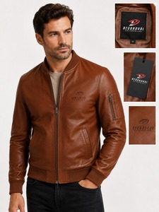 Veste en cuir pour homme de qualité supérieure, conçue pour un style intemporel, un confort durable et une chaleur fiable en toutes saisons. Prix de gros. - Product Image 4