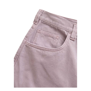 Jean droit rose clair pour homme, taille mi-haute, coupe décontractée, en denim de coton, idéal pour le printemps - Product Image 5
