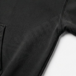 Sudadera con capucha de moda de invierno para hombre, 400 g/m², de algodón de rizo, térmica, oversize, lisa, con efecto descolorido por el sol y lavado ácido, de peso pesado y corte holgado - Product Image 5