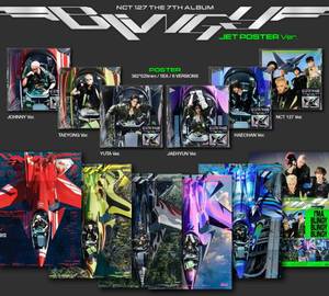 NCT 127 [BLINGY] JET Poster Ver K-Pop Livre électronique (CD) Matériaux papier et plastique Coréen - Product Image 3