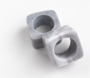 Anillos para Servilletas de Mármol, 2 Piezas, Forma Redonda, Porta Servilletas de Mármol de Diseño para Baño, Hechos a Mano, Personalizados, en Oferta - Product Image 3