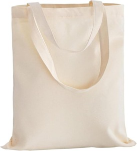 <b>Canvas</b> Tote <b>Bag</b> <b>Large</b> Size Hand Length Handle Everyday Shopping <b>Bag</b> Minimalist Style Beige Color Daily Use - Product Image 2