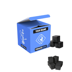 ถ่านถ่านถ่านกัมมันต์ชิชาฮุคคาทำจากเปลือกมะพร้าวธรรมชาติผลิต100% ฉลากส่วนตัว - Product Image 1