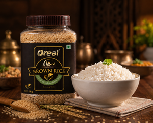 ข้าวกล้องโอเรียล ดรายซอฟท์ พรีเมี่ยม คุณภาพสูง 1 กก. เมล็ดกลาง ปี 2025 หัก 5% ผลิตในอินเดีย - Product Image 1
