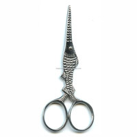 Ciseaux de précision en acier inoxydable de qualité supérieure, design poisson, pour la coupe des poils du visage, le nail art, la broderie et la couture artisanale