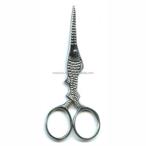 Professional Fish Shape Embroidery <b>Sewing</b> Craft Needlework <b>Scissors</b> for Eyebrow Trimming and Eyelash Extension Applications - Product Image 2