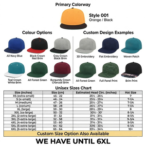 Gorras Snapback Premium Lisas Unisex, Gorras de Béisbol de Dos Tonos |   Gorra Deportiva Personalizada de Perfil Alto Tipo Trucker - Product Image 2