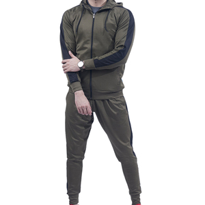 <b>Men</b> Tracksuit Athletic Two Piece Set Breathable Zip Jacket Jogging <b>Pants</b> <b>Running</b> Workout Gym Fitness Wholesale Sportswear - Product Image 1