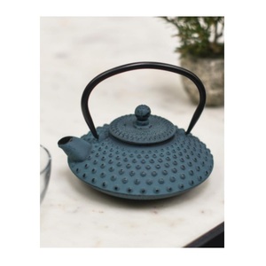 Tetera de hierro fundido verde al por mayor con tapa, tetera decorativa de hierro y acero inoxidable para decoración del hogar, hotel o restaurante. - Product Image 5