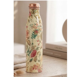 Enamel Finishing Hot Water Storage Direct <b>Drinking</b> Lemon Juice <b>Bottle</b> High Standard Quality 100% Pure <b>Copper</b> Water <b>Bottle</b> - Product Image 5