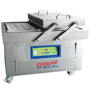 Machine d'emballage sous vide automatique électrique à double chambre de qualité supérieure avec emballage en bois, fonctionnement à haute efficacité - Product Image 1