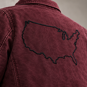 Blouson Bomber Unisexe en Toile de Coton Lavée Style Vintage Bourgogne, Vêtement de Travail Personnalisé, Étiquette Privée, Épais pour l'Hiver, Vente en Gros ODM OEM - Product Image 3