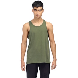 Débardeur de haute qualité personnalisé en gros pour hommes 100% coton débardeur en tissu respirant de musculation parfait pour l'entraînement - Product Image 1