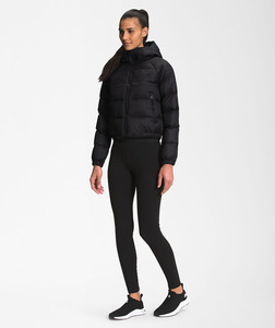 Chaqueta Acolchada Negra para Mujer, Cuello Alto, Cierre de Cremallera, Resistente al Viento, Ropa de Invierno Informal, Relleno de Poliéster de 400g, Tejido de Punto - Product Image 2