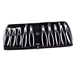 Manual Stainless Steel Dental Extracting Forceps Set for Adults and Children CE Certified Surgical Tooth Extraction <b>Kit</b> Case - Product Image 2