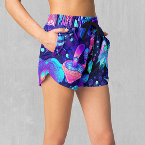 Shorts décontractés pour femmes personnalisés, imprimés par sublimation, respirants, de haute qualité, à prix imbattable, avec entrejambe de 6 pouces, en maille, taille haute, faible MOQ - Product Image 4