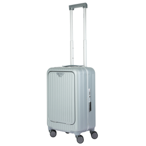 Maleta de Viaje Moderna con Apertura Frontal de Plástico Resistente, Marco de Aluminio y Candado de Combinación TSA, Cumple con el Estándar de Seguridad de Transporte de EE. UU. - Product Image 1