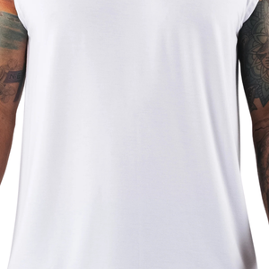 Camiseta sin mangas para hombre, camiseta ligera para entrenamiento en el gimnasio, chaleco de entrenamiento holgado, ropa deportiva transpirable, color blanco - Product Image 6
