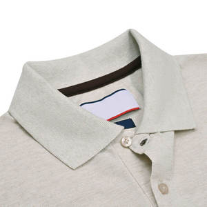 Polo pour homme 100% coton respirant à manches courtes, couleur unie, décontracté, pour le golf, doux - Product Image 4