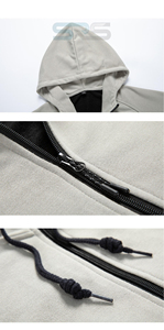 Chándal Impermeable con Capucha y Cordón Ajustable para Hombre, Diseño 2 en 1, Colección de Invierno, Servicio OEM, Opciones de Logotipo Personalizado, Ligero - Product Image 2
