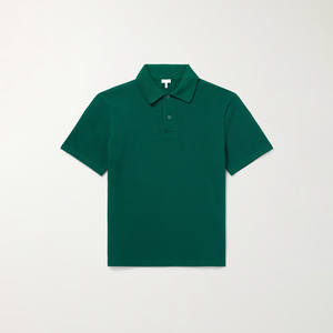 Polo piqué premium personnalisé pour homme, manches courtes, respirant, coupe classique, pour le golf, décontracté, ou professionnel, vêtement d'extérieur, OEM - Product Image 2