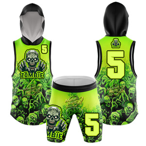 ชุดฟุตบอล 7 คน Zomibe Custom สำหรับผู้ใหญ่ ระบายอากาศได้ดี พิมพ์ลายเสื้ออเมริกันฟุตบอล ผ้ายืดสแปนเด็กซ์/โพลีเอสเตอร์ - Product Image 6