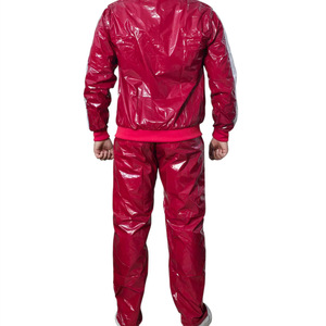 Soft Fabric Men Sublimation Tracksuit Breathable Collar <b>Zipper</b> <b>Jacket</b> & Pants Sets Men Unisex Durable Men Sublimation Tracksuits - Product Image 5