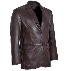 Blazers de cuero para hombre de alta calidad, diseño moderno, personalizados, de cuello en V, de última moda. - Product Image 4