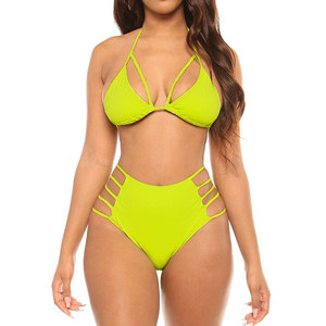 Traje de Baño para Mujer con Falda, Cintura Alta, Push-Up, Ropa de Playa, Traje de Baño de Alta Calidad, Servicio OEM - Product Image 3