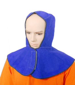 Vente Flash : Cagoule de Soudure en Cuir de Vachette Fendu de Qualité Supérieure, Résistante au Feu, Certifiée CE, pour la Protection Industrielle - Product Image 5