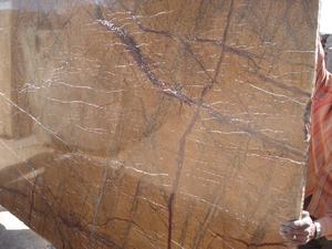 Mármol Marrón Premium Rainforest que Presenta Tonos Rústicos Ricos, Formado en Losas Anchas y Azulejos Finos para Interiores de Villas y Spas - Product Image 3